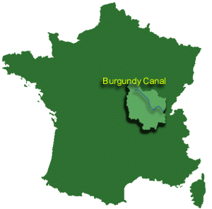 burgundy france map