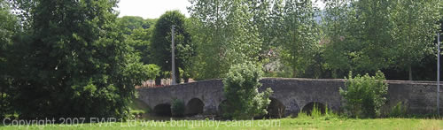 Bridge on the river Ouche