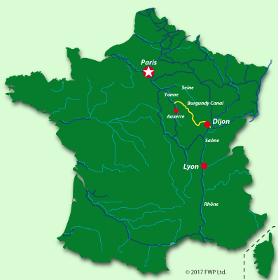 Burgundy Canals in France