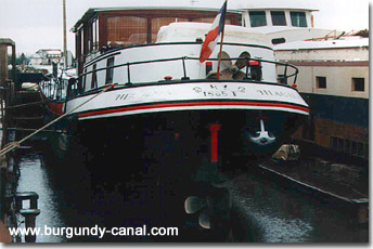 Dry dock at Saint Jean de Losne