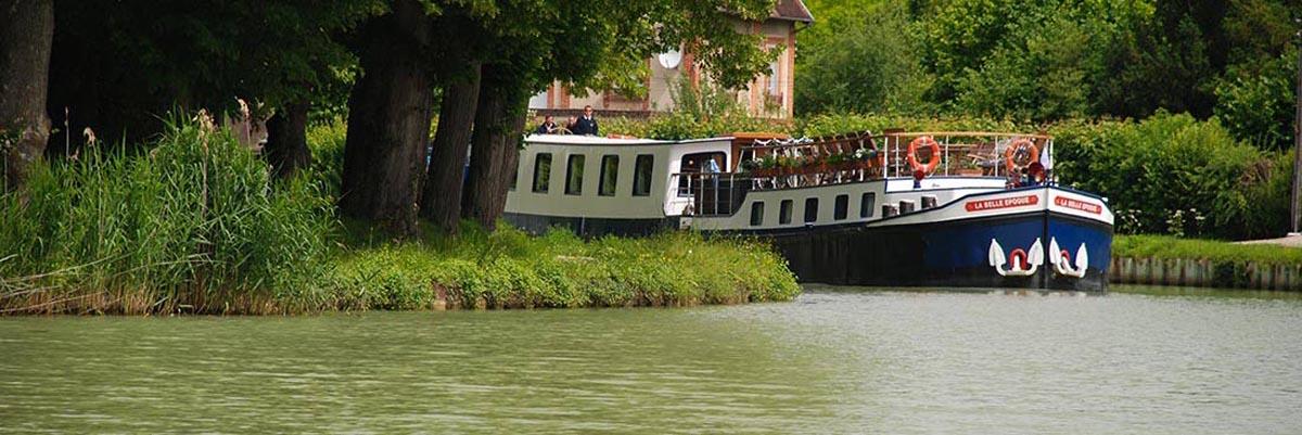 A nostalgic and stylish barge trip 