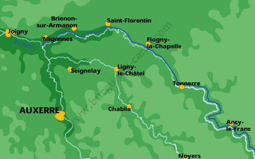 The Burgundy Canal, Yonne region