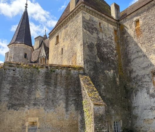 View of the castle keep.