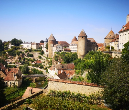 View of Semur and the Arman&ccedil;on