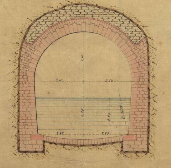 Tunnel construction, phase 5