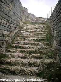Chateau Malain staircase width=