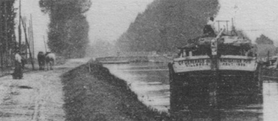 horse drawn barges